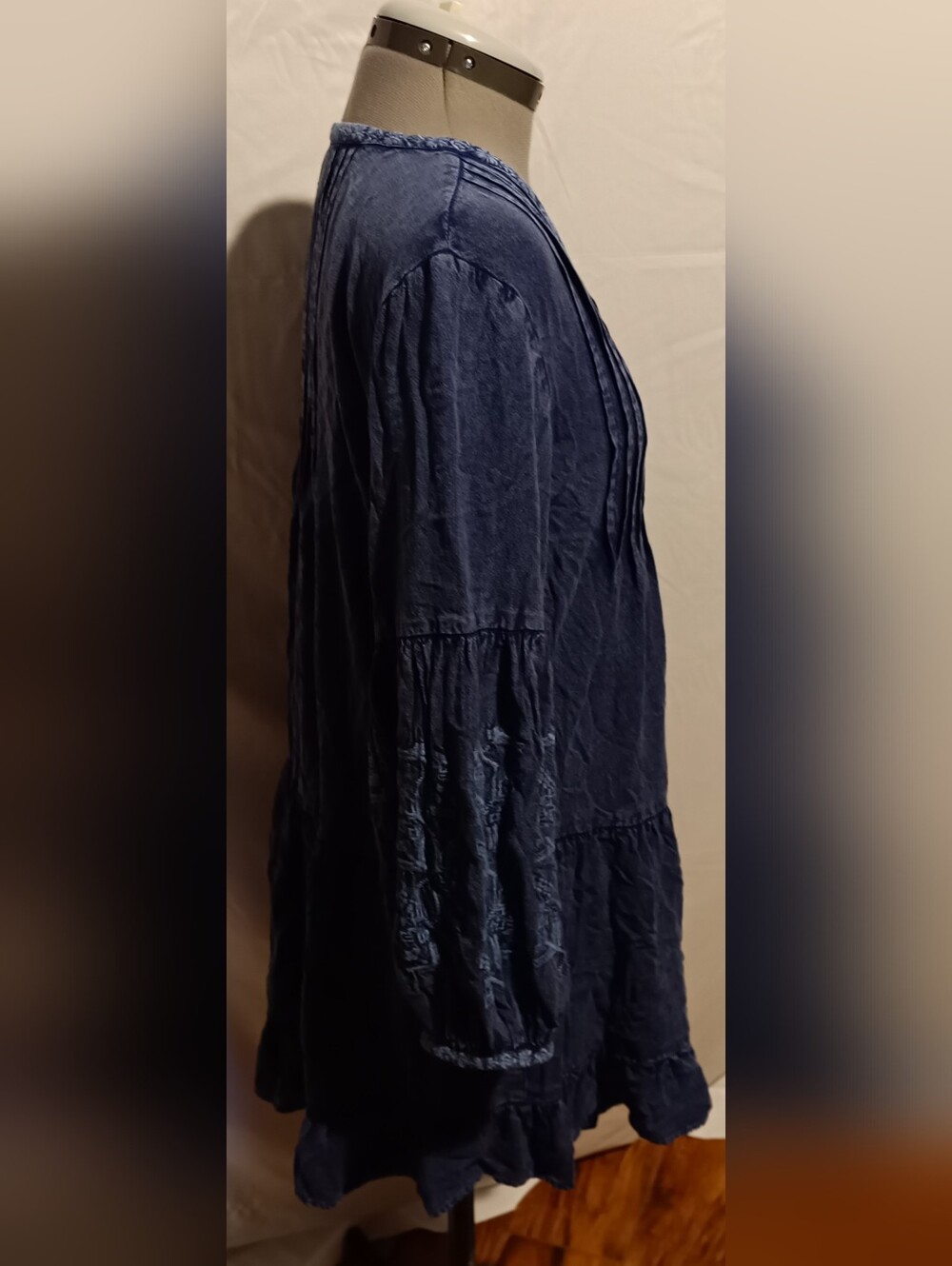🫑Solitaire Women's Embroidered Boho Tunic Dress – Size Medium - Picture 5 of 10